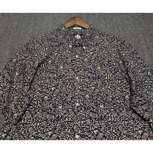 Reyn spooner tailored fit Hawaiian aloha shirt mens Large floral pineapples